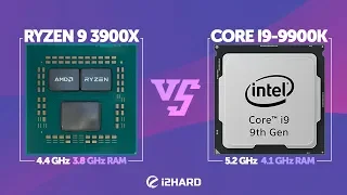 Тест AMD Ryzen 9 3900X 4.4GHz vs Intel Core i9-9900K 5.2GHz в играх