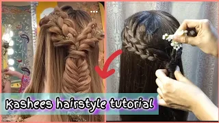 Kashees hairstyle | kashees bridal hairstyle | kashees hairstyle step by step | hair style girl |