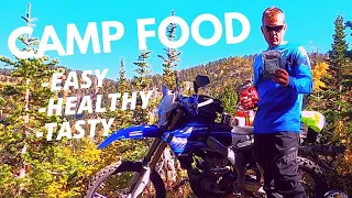 BEST MOTO CAMPING FOOD - What To Take On A Motorcycle