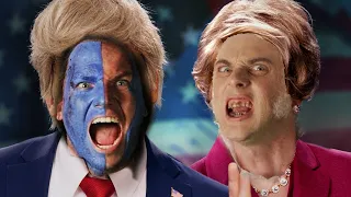 George Washington vs William Wallace but the instrumental is Donald Trump vs Hillary Clinton