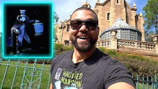 The Hatbox Ghost is finally at Disney's Magic Kingdom | Haunted Mansion Low Light POV & Review!!
