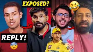 Dhruv Rathee REPLY to Abhi and Niyu’s Video!😨, CarryMinati’s Reaction on Name Rajat😂, MS Dhoni...