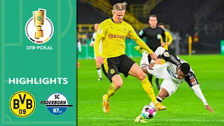 Haaland seals the deal! | Borussia Dortmund vs. Paderborn 3-2 | Highlights | DFB-Pokal Round of 16