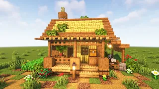 EASY Bamboo House In Minecraft! [Tutorial]