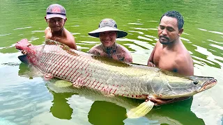 Monster Arapaima Gives A Big Fight! (Exotic Fishing Thailand Day 2) Ep 11