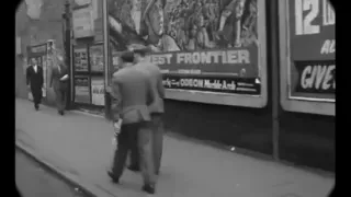 1959 West End London Dashcam Ride 🎥 OLD VIDEO FOOTAGE