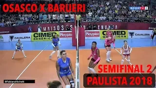 Osasco x Barueri - Semifinal - Paulista de Vôlei Feminino 2018