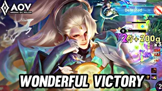 AOV : HAYATE GAMEPLAY | WONDERFUL VICTORY - ARENA OF VALOR LIÊNQUÂNMOBILE ROV COT