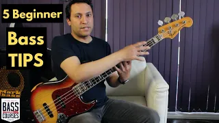 5 TIPS Every Beginner Bass Player Should Know