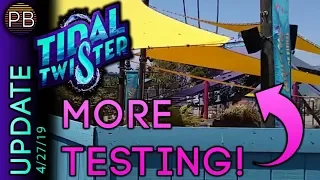 Tidal Twister Construction Update 4/27/19 | SeaWorld San Diego's New Ride!