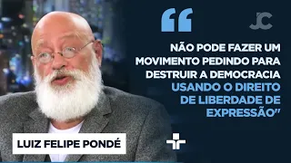 "Você não pode fazer um movimento pedindo fim da democracia ", diz Pondé sobre atos antidemocráticos