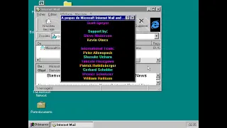 Internet Mail's Easter Egg in Windows 95