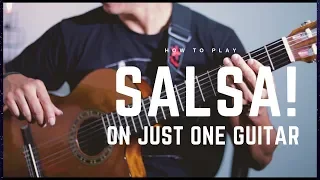 How To Play Salsa on Guitar  SALSACUSTICA 🎶 - Steban Galeano