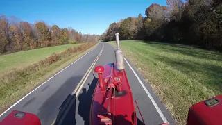 1954 Farmall Super MD | Cold Start & Drive | Cool Fall Morning Scenery