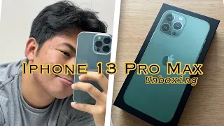 A NOT SO AESTHETIC AND PLEASING IPHONE 13 PRO MAX ALPINE GREEN UNBOXING