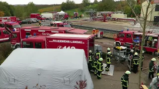Feuerwehruebung Geothermiekraftwerk Insheim 28 Oktober 2017 0614