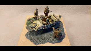 TAMIYA 1/35 Schwimmwagen Type 166 - A Double Group Build Entry Build In Pictures