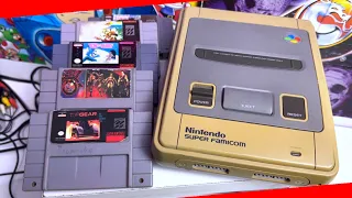 TESTE DA CAÇADA GAMER: SUPER FAMICOM + FITAS DE SNES