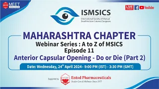 A to Z of MSICS Episode-1 Part-2 Live Webinar