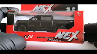 2017 Chevrolet Silverado Welly diecast model car unboxing