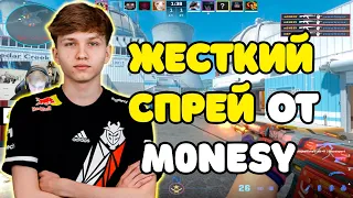 M0NESY ПОКАЗАЛ НЕВЕРОЯТНЫЙ КОНТРОЛЬ СПРЕЯ НА FACEIT | M0NESY ЖЕСТКО СПРЕИТ В CS2