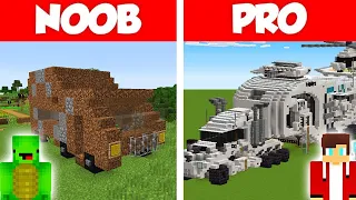 NOOB vs PRO in Minecraft: FAMILY RV HOUSE CHALLENGE by Mikey Maizen and JJ (Maizen Parody)
