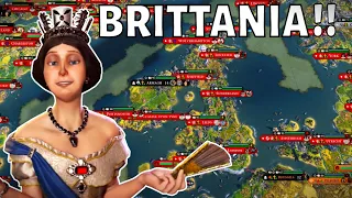 Civ 6 | AKA, When You Accidently Take Brittania Too Far...! – (#4 Deity England Civilization VI)