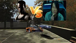 NFS MW Razor vs Tokyo Drift Han Lue / Bmw M3 GTR vs Fast And Furious Rx7 (Final Races in NFS MW)