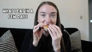 WHAT I EAT IN A FEW DAYS | ad