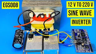 DIY 1kW sine wave inverter 12v to 220v EGS002 , jlcpcb