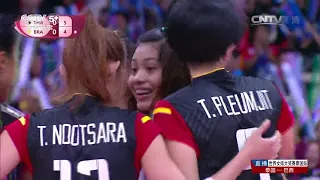 Thailand vs. Brazil | Women's Volleyball World Grand Prix 2015