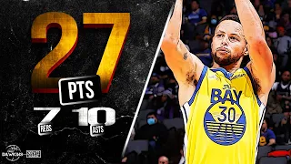Steph Puts Up 27 Pts, 10 Asts, 7 Rebs And 3 Stls vs Kings | October 24, 2021 | FreeDawkins