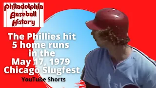 Phillies' Home Runs in the May 17, 1979 Slugfest in Chicago