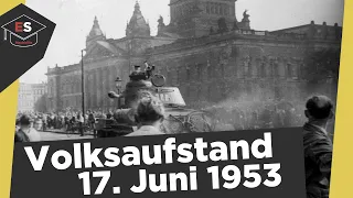 Volksaufstand 17. Juni 1953 - Ursachen, Ablauf, Folgen - Zusammenfassung Volksaufstand 1953 erklärt!