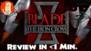 Blade The Iron Cross (Puppet Master 12) Reviewed in Under a Minute - The Fangirl #Shorts