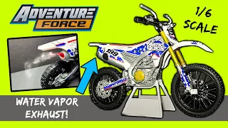 This motorcycle has working exhaust! Unboxing the Adventure Force 1:6 Scale Nitro Circus Dirt Bike