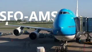 KLM 606 - San Francisco to Amsterdam - Boeing 747-400 - Economy Comfort