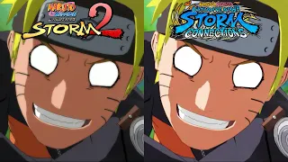 Naruto & Sakura Vs Kakashi Boss Fight Comparison - Naruto Storm 2 Vs Naruto Storm Connections