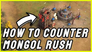 Age of Empires 4 -  How to Counter Mongol Rush!