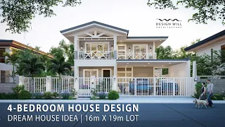 D05 | Dream House Idea | 16m x 19m Lot  House Design