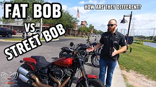 Whats the Difference? 2020 Harley-Davidson Fat Bob 114 vs Street Bob vs FXST | Cody Compares Ep.13