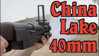 China Lake 40mm Grenade Launcher at the Range