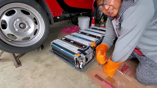 Smart CAR HV battery (How to Open Safely)