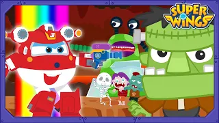 [SUPERWINGS Game] Monster Games | Run Game | Halloween Game | Super Wings Gameplay