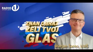 Predvolilna oddaja z gostom Marjanom Šarcem #8: Do solz nasmejal studio, ko je razkril, koga se boji