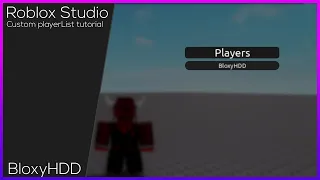 How to make custom Player List [Roblox Studio]