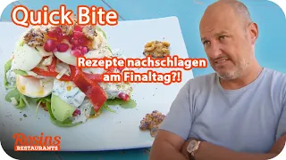 "Das war heute NICHTS!" Nathalie schlägt Rezepte nach beim Finale. 8/8 | Rosins Restaurants