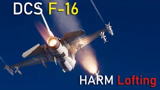 DCS World : F-16 Long Range Harm Lofting