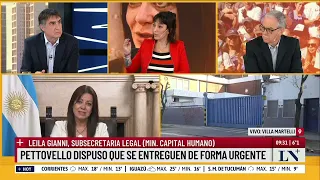 Leila Gianni, sobre los alimentos: "Los militantes del hambre son las organizaciones sociales"