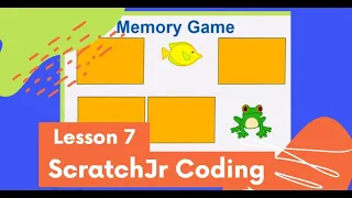 ScratchJr Coding Lesson 7 | How to Make a Memory Game | Beginner Programming